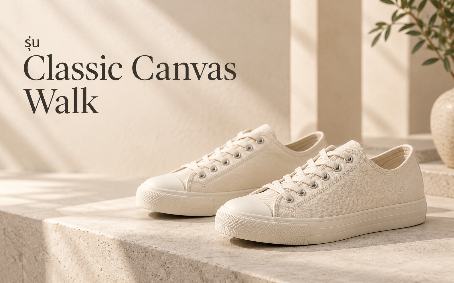 รองเท้าผ้าใบ Classic Canvas Walk